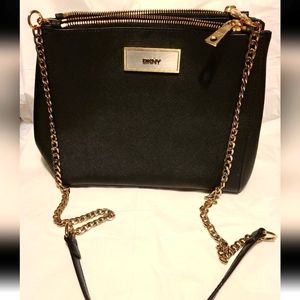 DKNY crossbody or shoulder purse Long chain strap